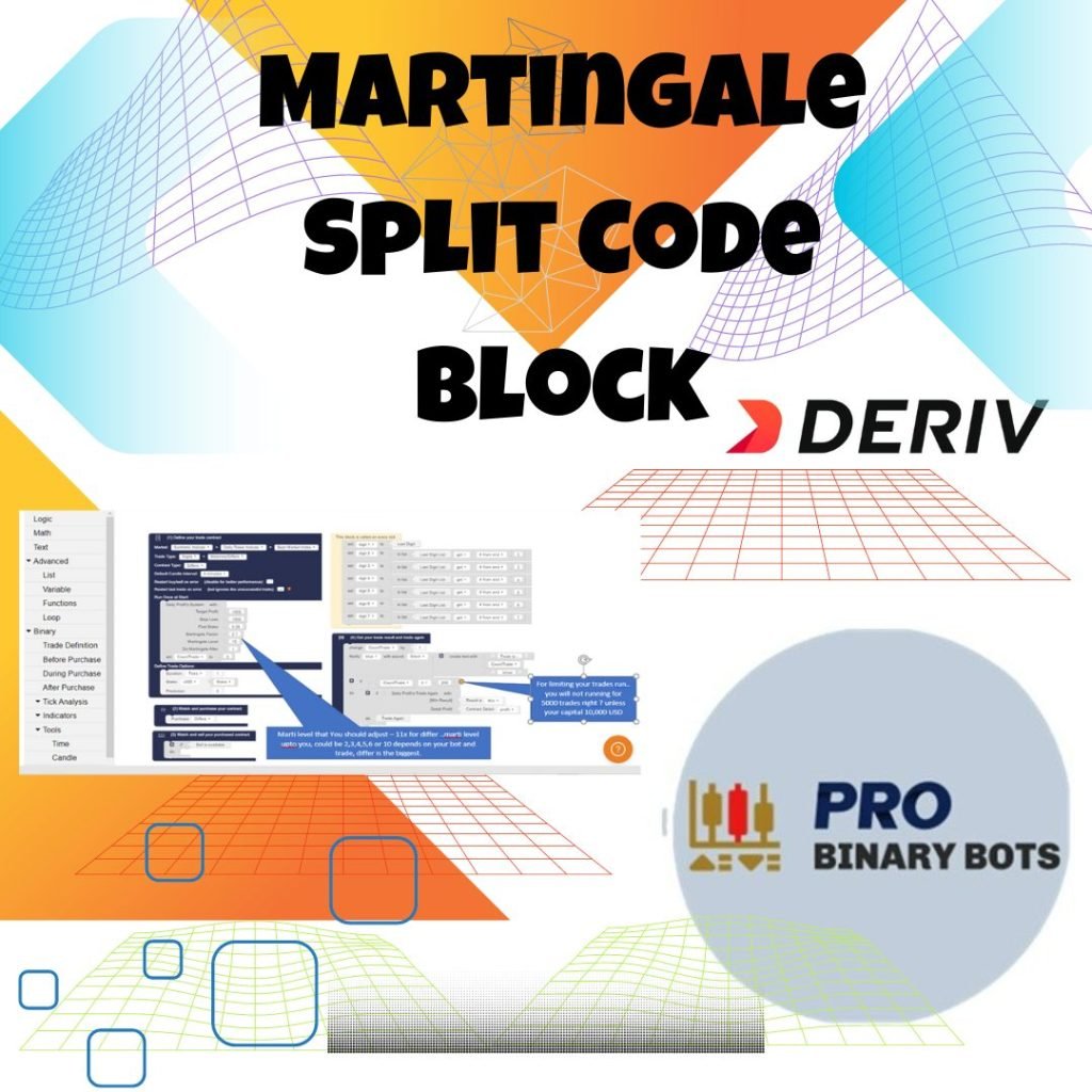 Martingale Split Deriv Code Block – DTrader Store